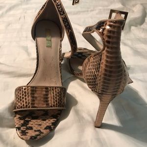Louise et cie snake skin strappy sandal
